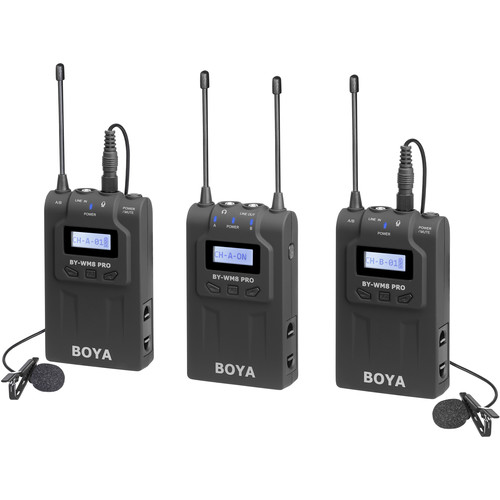 Boya BY-WM8 Pro-K2 Wireless Lavalier Microphone