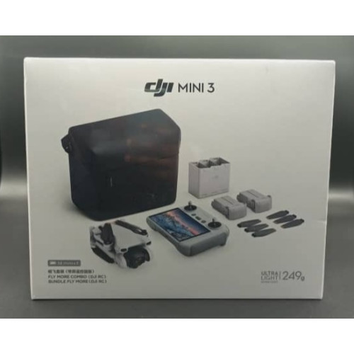 DJI Mini 3 Fly More Combo Drone With DJI RC