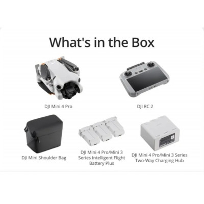 DJI Mini 4 Pro Fly More Combo Plus Drone with RC2
