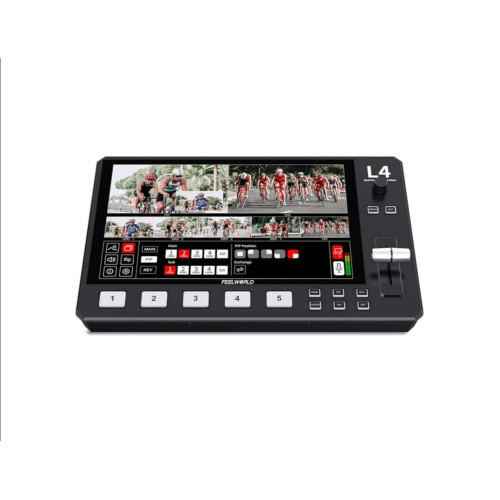 Feelworld L4 HDMI Live Stream 5 Channel 10" Video Switcher 