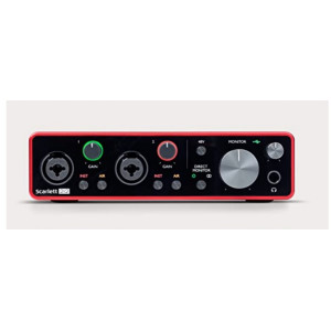 Focusrite Scarlett 2i2 USB 3rd Gen Audio Interface 