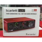 Focusrite Scarlett Solo 2x2 3rd Gen USB Audio Interface 